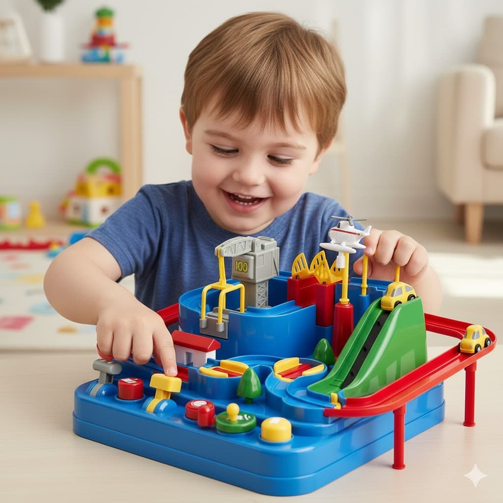 Autko Przygoda 3D - Interaktywny Tor Pełen Przeszkód i Zwariowanych Akcji