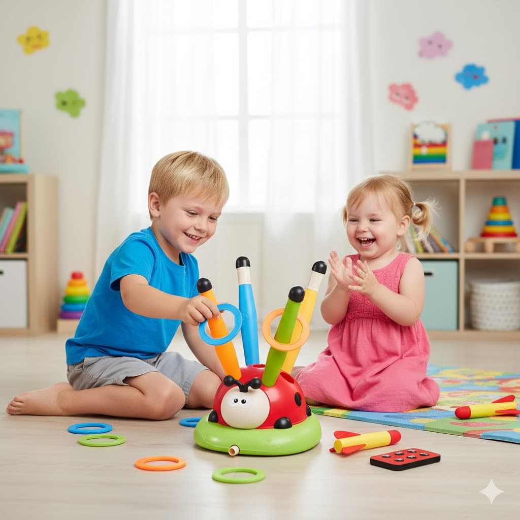 Hopcia 3w1 - Skakanka, wyrzutnia i gra rzutowa w jednym!